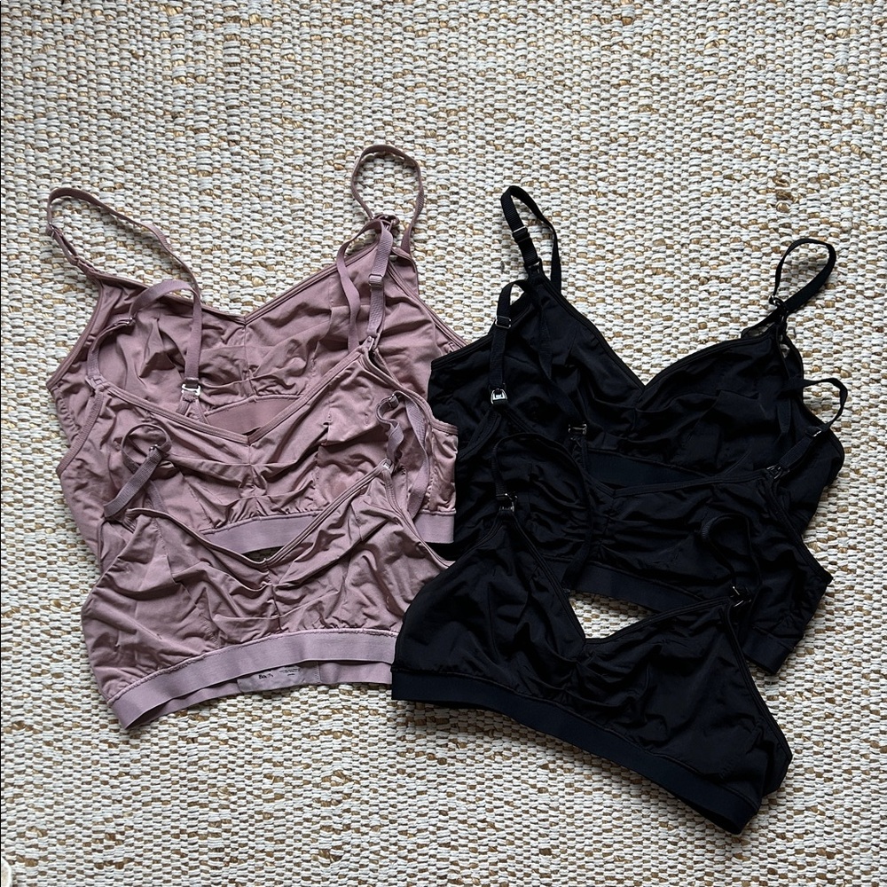 Bodily Do Anything pumping and nursing bras bundle of 6